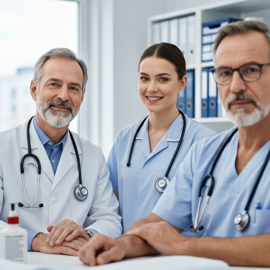 Equipe médica da Care em atendimento ocupacional