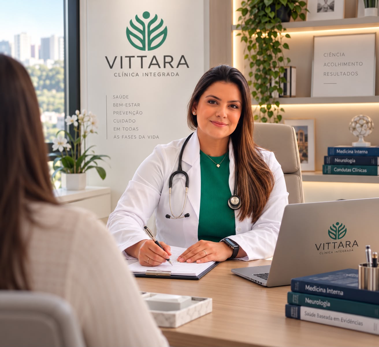 Equipe médica da Vittara em atendimento ocupacional